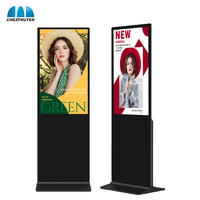 Écran d'affichage numérique LCD de 43 pouces, lecteur multimédia, écran interactif Android, affichage publicitaire, support de sol, totem, écran LCD
