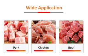 เครื่องหั่นและหั่นเนื้อสัตว์ที่ปรุงสุกทนทานเครื่องตัดก้อนอกไก่เนื้อปลาแซลมอนเนื้อสดที่หั่นเป็นชิ้น - Product Image 5