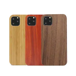 Biologisch Afbreekbaar Nieuw Gegraveerd Houten Telefoon Achterkant Hoesje Mobiele Telefoon Accessoires Hout Hoes Voor Iphone 15 Pro Max Real Wood Case