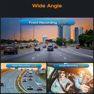 3 İnç Sürüş Kaydedici Araç Kamerası 3 Kameralı 4K Ön 2K İç 2K Geri Görüş Kamerası Araç Güvenlik Kamerası Döngü Kayıtlı Kamera Fabrikası - Product Image 5
