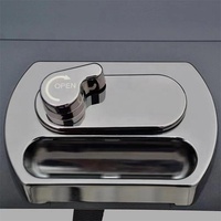Couvercle de benne en aluminium noir manuel avec serrure à code pour D-Max 2021+