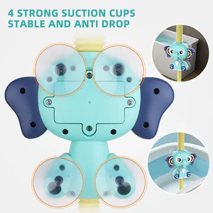 Éléphant mignon 360 degrés Rotation jeu d'eau enfants jouets de <span class=keywords><strong>bain</strong></span> bébé <span class=keywords><strong>bain</strong></span> pommeau de douche électrique jouets de douche pour bébé - Product Image 4