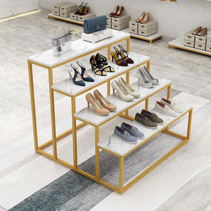 Cao Cấp Multilayer Vàng Tổ Chức Hiển Thị Bảng Đen Túi Giày Hiển Thị Đứng Kệ Bán Lẻ Cửa Hàng Lịch Thi Đấu - Product Image 1