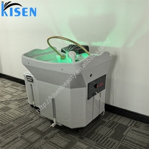 Kisen Head Spa 110V/220V EU UK US AU <b>Plug</b> Electric Shampoo Basin with 60L Water Tank,18L Extra Wastewater Tank,Water Heater - Product Image 3