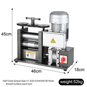 Machine à laminer les bijoux électriques, machine à laminer les fils et tôles pour orfèvres, 120 mm 160 mm - Product Image 4