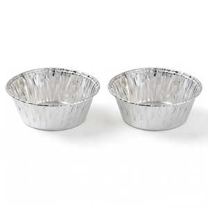 Contenant alimentaire jetable écologique <span class=keywords><strong>en</strong></span> <span class=keywords><strong>aluminium</strong></span> et PVC, bol à riz 130 ml, rond, pour emporter - Product Image 2