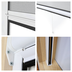 Bán buôn có thể thu vào bay màn hình & mùng <span class=keywords><strong>net</strong></span>-pvc Con lăn côn trùng màn hình cho cửa ra vào và cửa sổ - Product Image 4