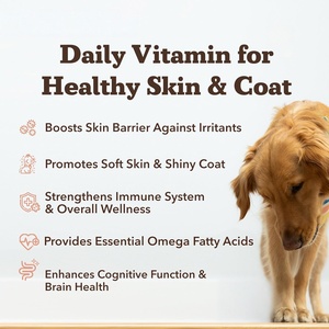 Golosinas Masticables Suaves para Perros con Alto Contenido de Proteínas para la Salud de la Piel y el Pelaje con Ácidos Grasos Omega para el Apoyo Inmunológico, Golosinas Suaves Omega - Product Image 3