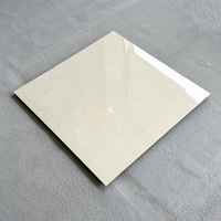 Carreaux de porcelaine émaillée effet marbre blanc crème brillant 60x60 800x800 pour sols de maisons et appartements modernes 120x120