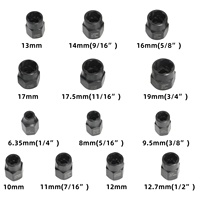 Kit d'outils universels HTL 14 pièces en acier à haute teneur en carbone pour extracteur de vis et écrous à chocs, prise de 3/8 pouces, garantie 12 mois