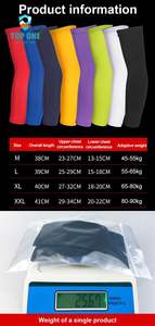 TopOne personalizado Fitness seguridad deportes brazo manga transpirable sin costuras Anti-UV compresión para Golf ciclismo actividades atléticas - Product Image 6