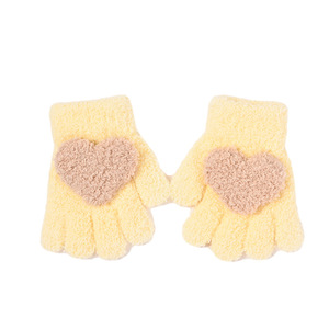 <strong>Cute</strong> Kids Winter <strong>Gloves</strong> Full Fingers Knit <strong>Gloves</strong> Children Stretchy Warm <strong>Gloves</strong> for Boys Girls - Product Image 2