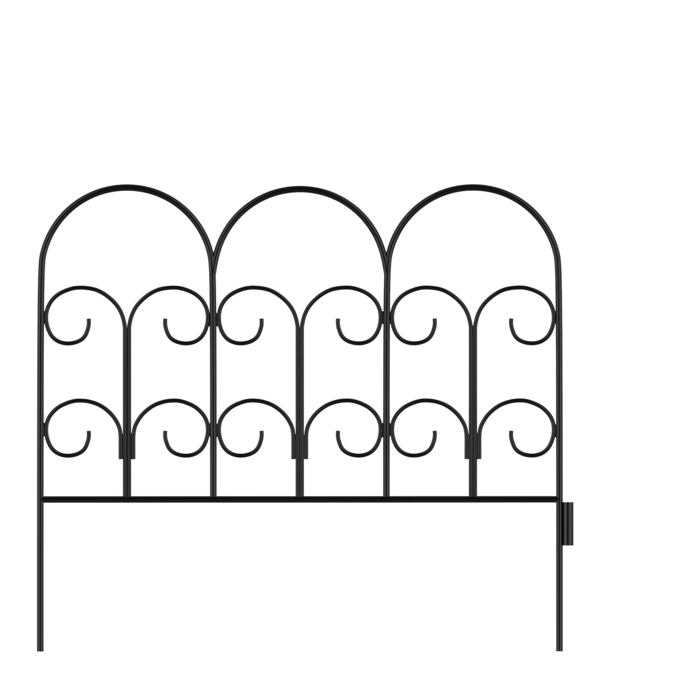 Panel de valla de barrera de metal para jardín, borde decorativo, barrera de animales, valla de borde para patio, paisaje, cama de flores