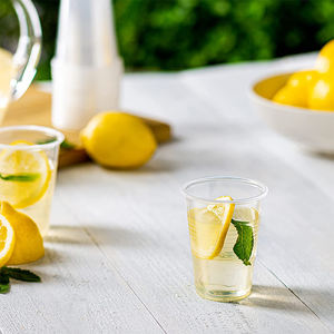 أكواب بلاستيكية للاستخدام مرة واحدة ، أكواب شفافة للحفلات ، أكواب بلاستيكية سائبة ، مياه باردة ، صودا ، شاي مثلج ، عصير - Product Image 6