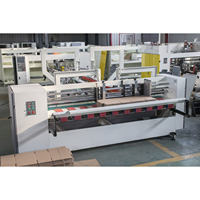 Nouvelle machine à coudre automatique à grande vitesse pour la fabrication de boîtes en carton ondulé avec une puissance de 16 kW et 800 clous/min