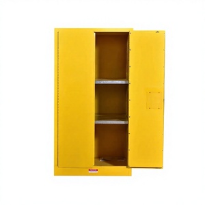 Промышленные огнестойкие шкафы для хранения легковоспламеняющихся жидкостей объемом 45 галлонов в лаборатории, выполненные из листового металла - Product Image 1