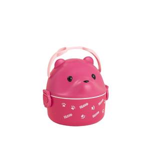 Boîte à lunch ronde en forme de lunettes avec couvercle en plastique, utilisable au micro-ondes, pour adultes, étudiants, usage au bureau - Product Image 4