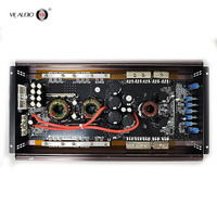 Amplificateur de voiture monoblock de classe D 2000Wrms avec crossovers, télécommande filaire pour l'audio de voiture, SPL, dominante en basses