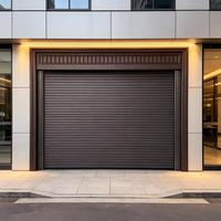 Puerta Enrollable Automática de Aluminio, Antirrobo, Aislada, con Control Remoto Eléctrico, Puerta de Garaje de Aluminio, Puerta de Villa