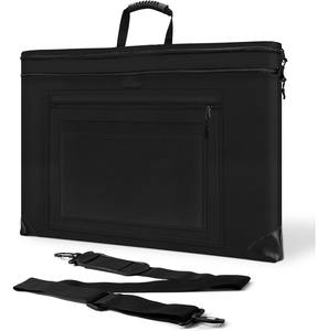 Kunst-<span class=keywords><strong>Portfolio</strong></span>-Tasche 18x24 Leichtgewichtige Polyester-Reißverschlusstasche Verstellbarer Schulterriemen Lederecken Wasserdichter Kunstwerk-Koffer - Product Image 1