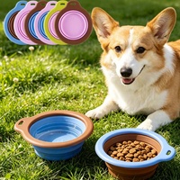 Nouveau modèle – Bol portable et pliable en silicone de qualité alimentaire, personnalisable, pour boire et manger en extérieur (vente en gros)