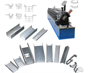 JCX-máquina de fabricación de paneles de yeso, máquina para hacer pasadores y rollos de Metal C U