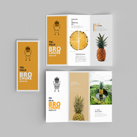 Service d'impression et d'estampage OEM A1 A2 A3 A4 A5 A6 – Brochures pliables personnalisées, dépliants 2, 3 ou 4 volets, tris dossiers professionnels