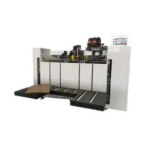 Carton Box Stitcher Machine / Semi Automatic Corrugated Box Stitching Machine