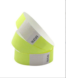 2025 Mới Nhất Khuyến Mại Trống PVC Giấy Vòng Đeo Tay Giá Rẻ Biểu Tượng Tùy Chỉnh Tyvek Giấy Dây Đeo Cổ Tay Cho Lễ Hội Và Các Sự Kiện Thể Thao - Product Image 4