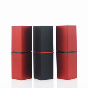 Venta al por mayor de lujo vacío bálsamo labial tubo contenedor personalizado DIY pintura mate rojo cuadrado lápiz labial tubos maquillaje embalaje plástico - Product Image 3