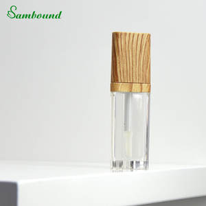 Venta al por mayor de tubos de brillo de labios vacíos de gama alta de lujo vacío 7ml elegante tubo de brillo de labios con cabezal aplicador de cepillo - Product Image 2