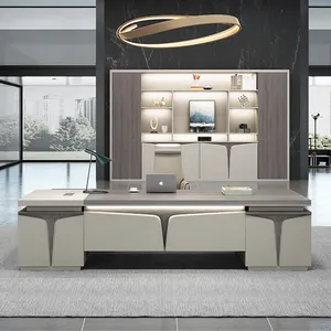 Luxus Büromöbel CEO Büro Schreibtisch Set Executive Büro tisch Gewerbe möbel escritorio de oficina schreibtisch