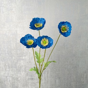 Fleurs artificielles en soie de pavot en gros, grand format, réalistes et parfumées, pour la rentrée scolaire, la maison, les fêtes, les centres de table et les décorations murales - Product Image 4