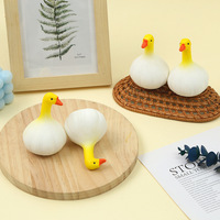 Z Nouveauté très vendue : Jouet anti-stress à presser en TPR souple, motif canard ail, pour cadeaux de fête, vente en gros et décoration de bureau