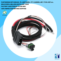 Kit de câbles de batterie latéraux pour camion et charrue à neige 42014 42015 pour Western SnowEx Fisher Blizzard - Faisceau de câblage 4 broches inclus