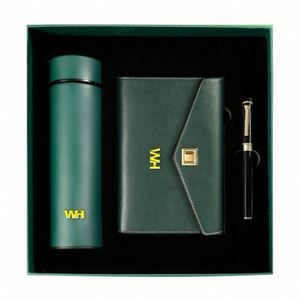 2024 Business Luxury Custom Corporate <b>Notebook</b> Gift <b>Set</b> for Unique Office Customizable Gift Item With Logo - Product Image 1