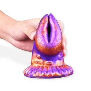 NNSX Hollow Butt Plug Anal Vagina Dilator Soft Silicone Speculum Male Masturbator Peephole Adult Sex Toys For Woman Man