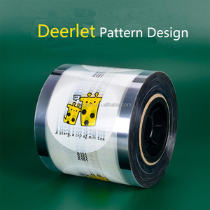 MH lait thé tasse à café Film d'étanchéité en plastique PET PP tasse <span class=keywords><strong>90</strong></span>/95 MM calibre boisson capsulage scellant Film plastique - Product Image 4