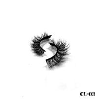 Lot de 5 paires de faux cils 3D en vison synthétique, bandes de cils effet naturel, doux et volumineux pour extension de cils et maquillage