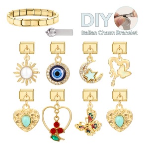 Tinh Tế Vàng Ý Mô-đun Vòng Đeo Tay Sáng Tạo DIY Thời Trang Quyến Rũ Phụ Kiện Với Mặt Dây Chuyền Cross-Biên Giới Đồ Trang Sức - Product Image 4