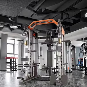 Equipo de gimnasio en casa Smith, máquina, sistema de <span class=keywords><strong>polea</strong></span>, estante de sentadillas, <span class=keywords><strong>barra</strong></span> de tracción para ejercicio de la parte superior del cuerpo, incluida la funcionalidad del brazo del pecho - Product Image 4