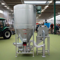 Trituradora y Mezcladora de Alimento Industrial Libre de Polvo, Capacidad de 3000 kg por Lote, Alto Rendimiento, Equipo para Alimentación de Ganado para Grandes Granjas de Cerdos y Vacas