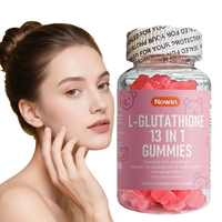 Suplemen Pencerah Kulit Vegan L-Glutathione Gummies Kolagen Vitamin C untuk Dewasa Antioksidan Label Pribadi OEM/ODM