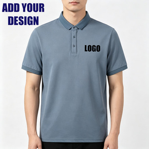 Vente en gros OEM/ODM de polos à manches courtes, impression de votre logo, t-shirt homme tendance, t-shirt uni personnalisé pour hommes - Product Image 1