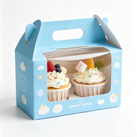 Boîte à gâteau de luxe Ching TA en carton ondulé de qualité alimentaire, matériaux recyclés, auto-érectible, taille personnalisable pour couleur et impression UV