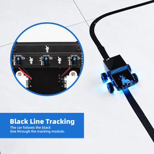 Tscinbuny OmniDrive 360 ° RC <span class=keywords><strong>Robot</strong></span> mobil <span class=keywords><strong>Kit</strong></span> Eye-catching 4WD batang mainan untuk masa depan teknisi UNTUK <span class=keywords><strong>Arduino</strong></span> - Product Image 5