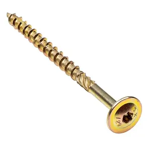 wood screw manufacturer suppliers supply Stainless wafer head wood screw for decking stainless steel torx timber screw