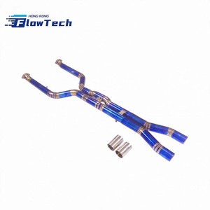 ท่อไทเทเนียมสีฟ้าเบิร์นบลูสำหรับ BMW M5 G90/G99 4.4T S68 2025+ – ชุดท่อเชื่อมต่อสมรรถนะสูงแบบตรงรุ่น - Product Image 1