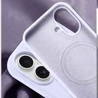 Coque de téléphone en silicone liquide pour iPhone 16 15 14 13 12 11 Pro Max Plus, chargeur sans fil magnétique, coque arrière antichoc