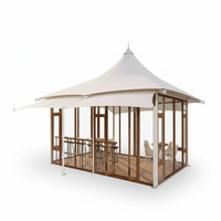 Restaurante en Contenedor de Acero para Exteriores |   Edificio de Comedor Modular Prefabricado para Resorts y Campamentos